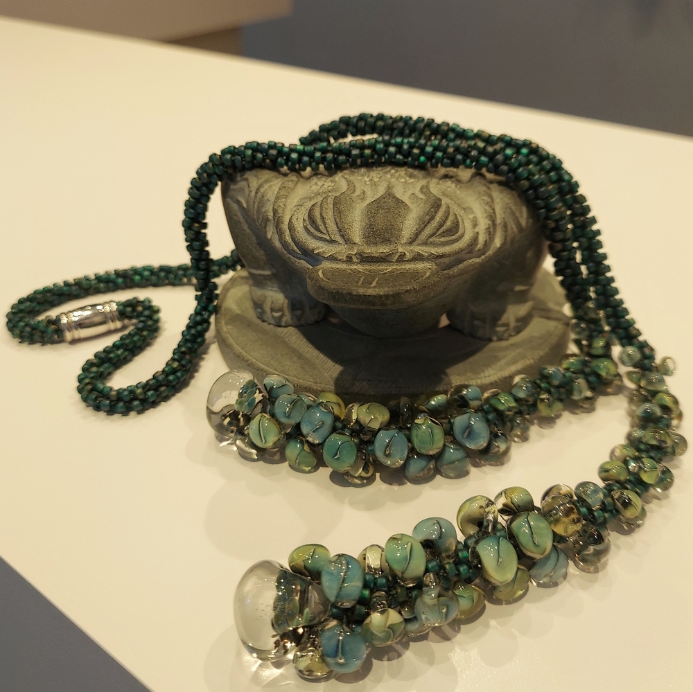 Glass Rope Necklace - Picture 2 of 2